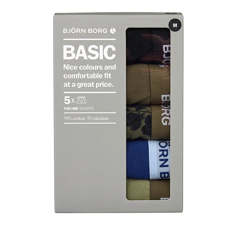 Bjørn Borg Boxershorts 5-pk str S-XL Bjørn Borg