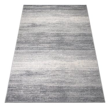 Teppich Mercur, oKu-Tex, rechteckig, Höhe: 11 mm, Kurzflorteppich, besonders weicher Flor, grau meliert, dichte Qualität