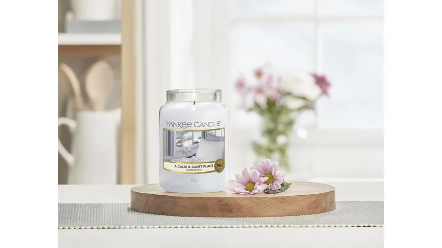 Yankee Candle Große Kerze im Glas A Calm & Quiet Place