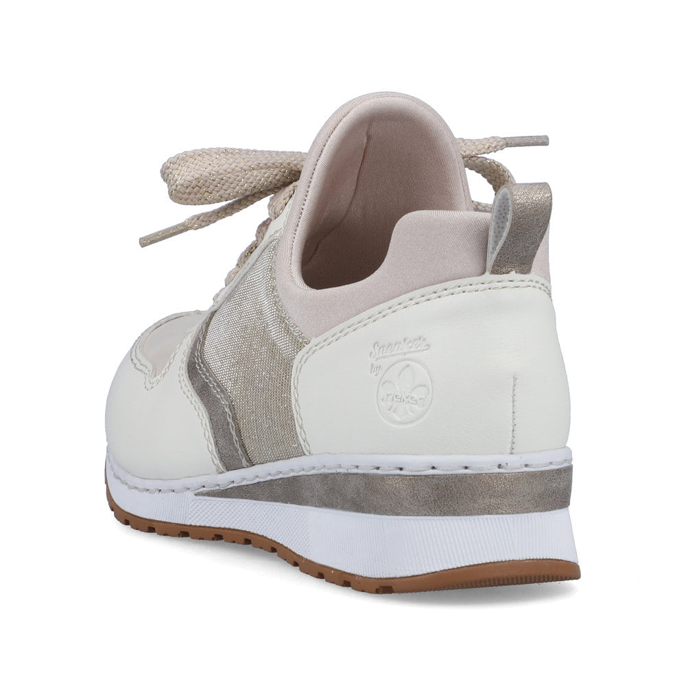 Rieker Damen Slipper hellbeige