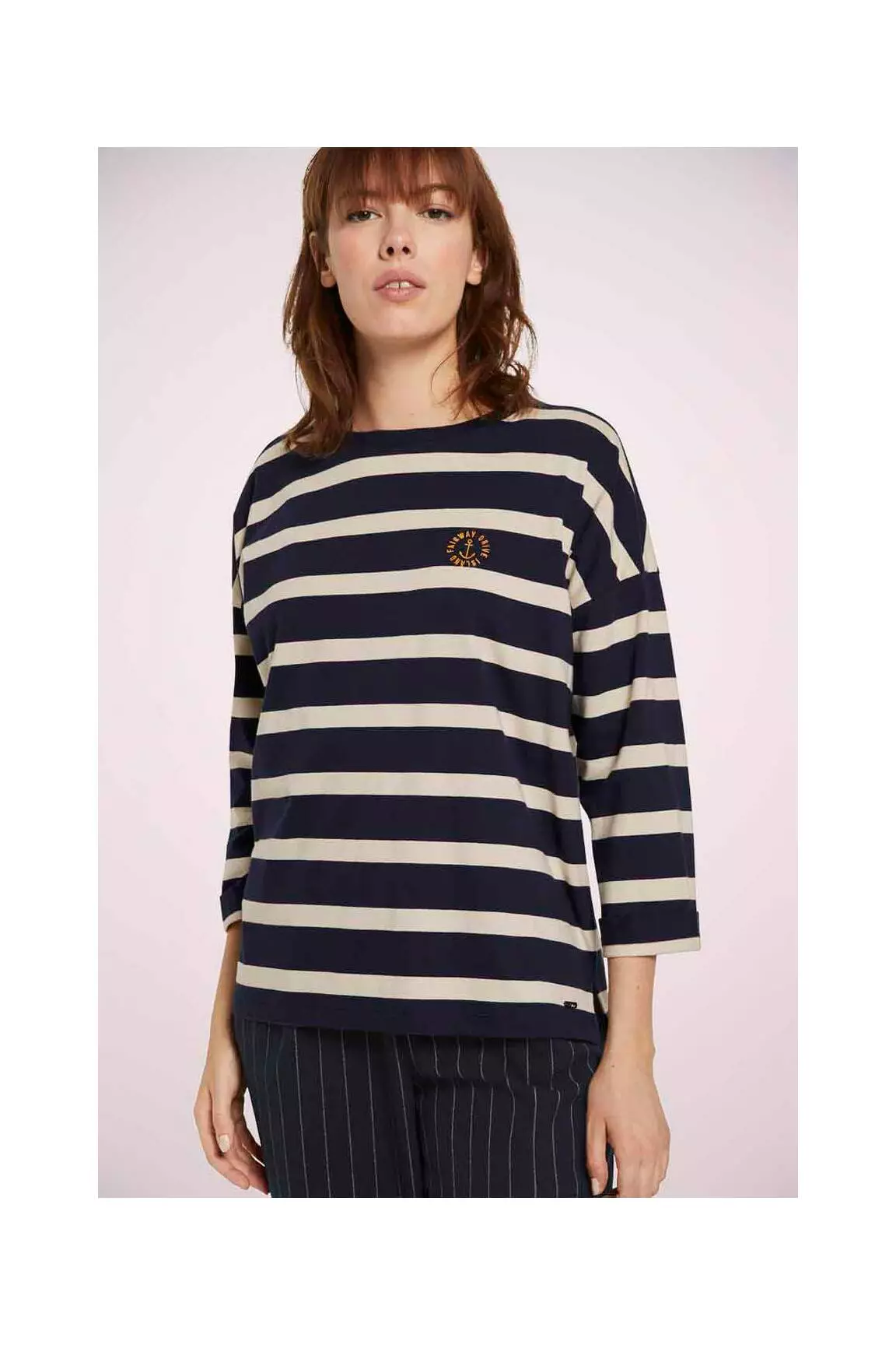 Tom Tailor Tshirts Femme couleur bleu