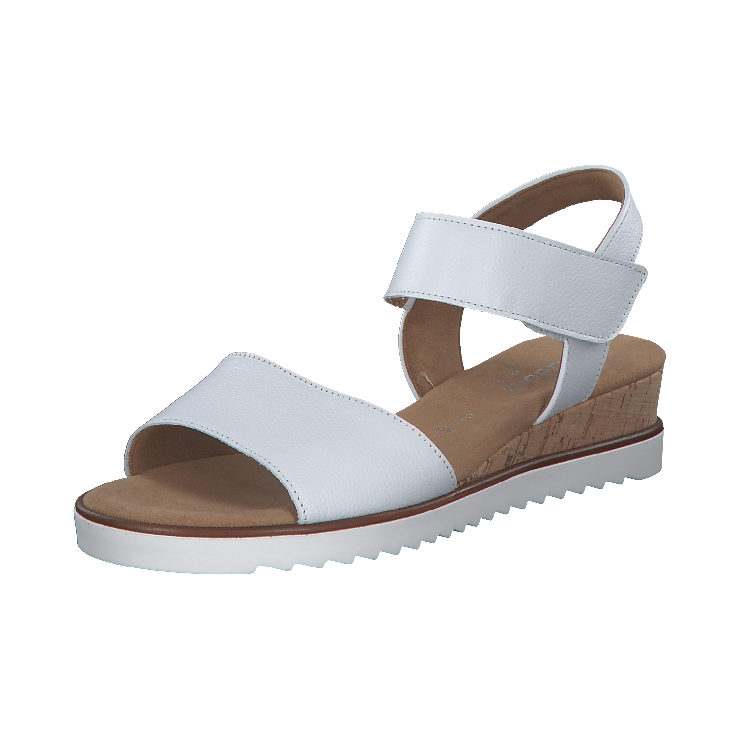 Gabor Comfort 22.750, Keilsandaletten, Damen, weiss(Kork/offwhi)