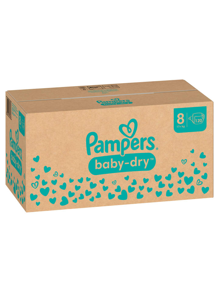 Pampers Pampers Baby-Dry Größe 8, 120 Windeln, 17kg  günstig kaufen 8