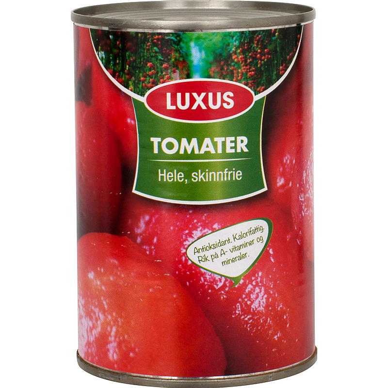 Luxus Tomater Luxus 400 g, skinnfrie