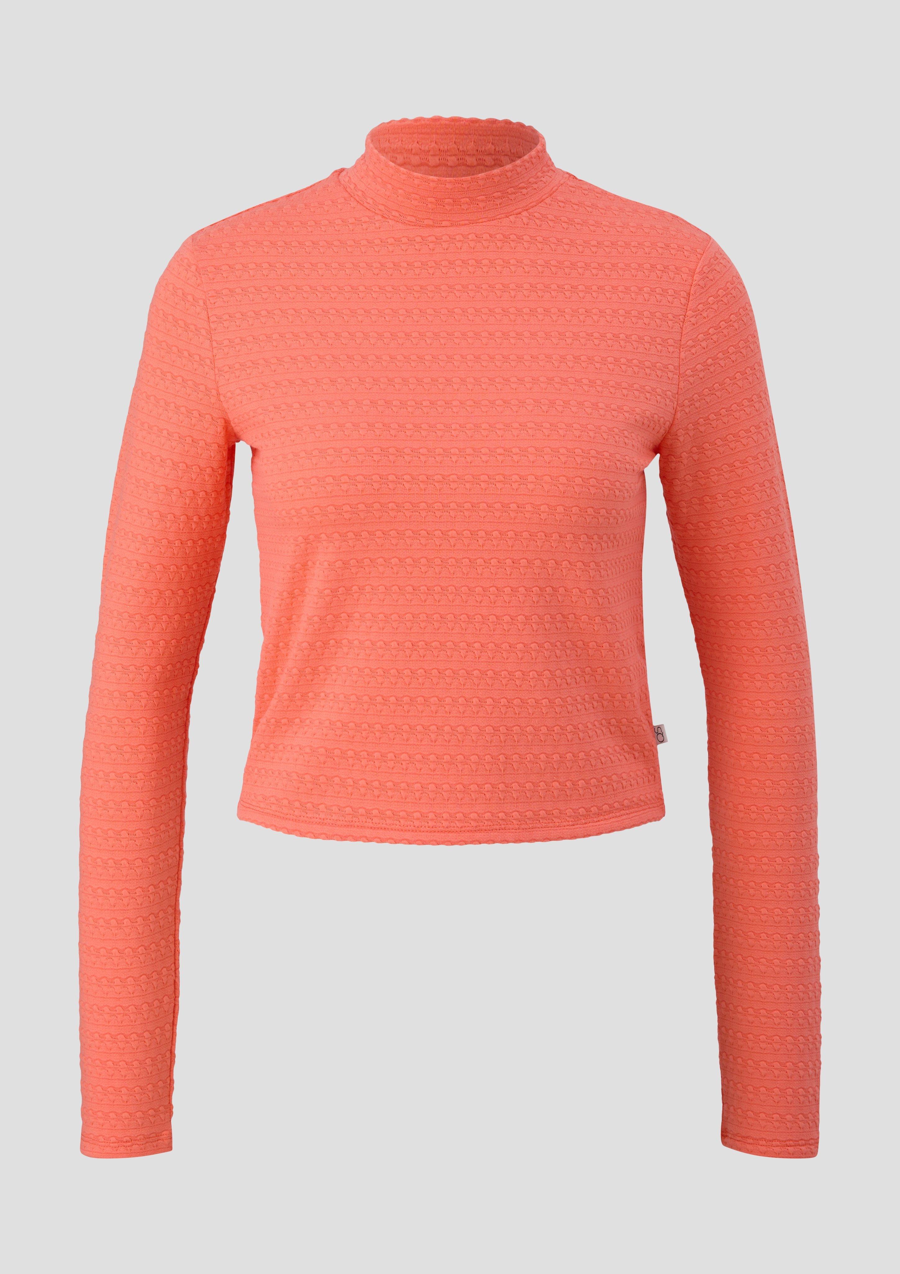 Langarmshirt aus Jacquard  2141062-2347