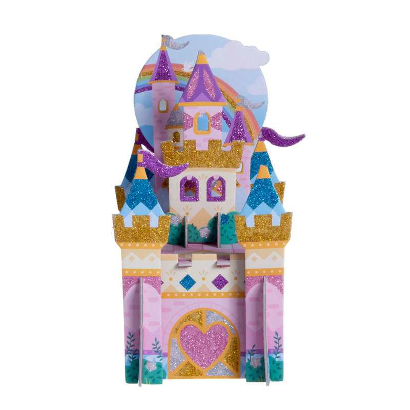 Coffret Mon château à pailleter - Fleurus
