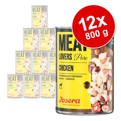Sparpaket Josera Meatlovers Pure 12 x 800 g
