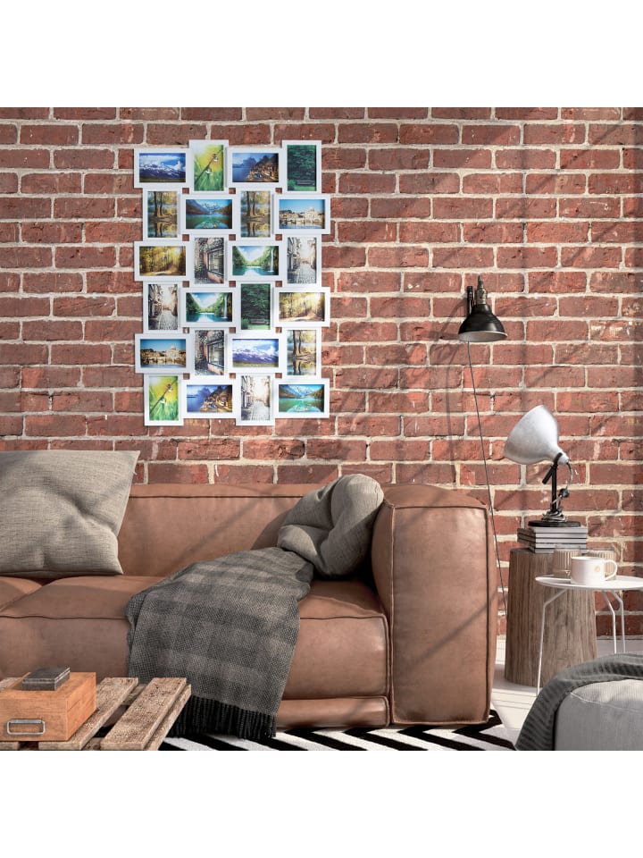relaxdays Bilderrahmen in Weiß - (B)86 x (H)59 x (T)2,5 cm günstig kaufen onesize