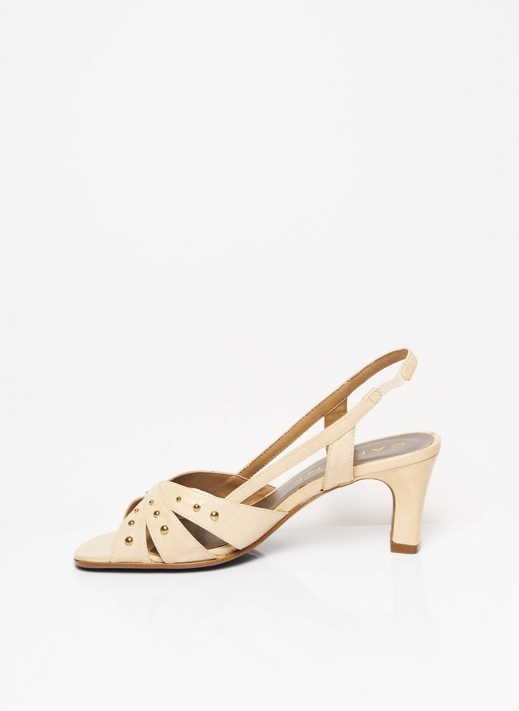 Carline Sandales Nu Pieds Femme couleur beige