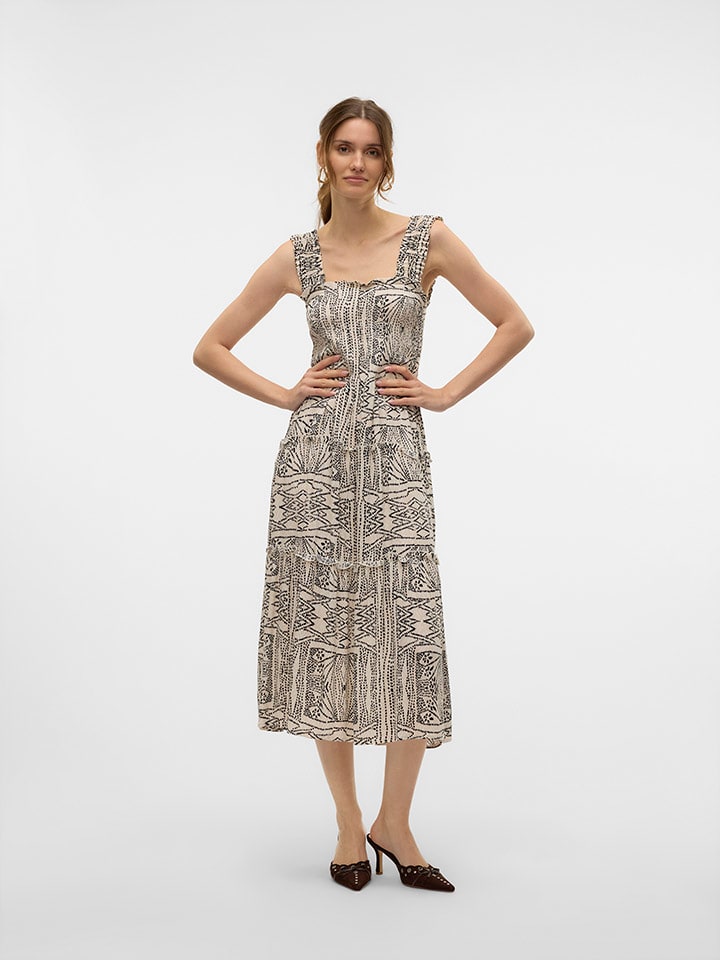 Vero Moda Kleid in Beige günstig kaufen