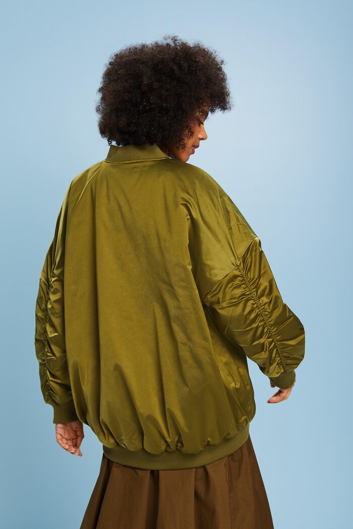 Bomberjacke aus Satin