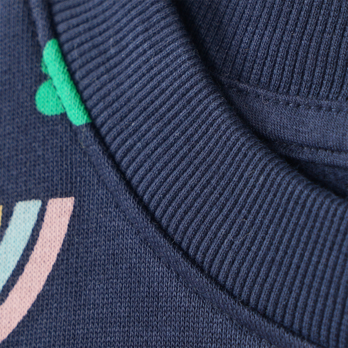 Mädchen Sweatshirt mit bunten Motiven allover