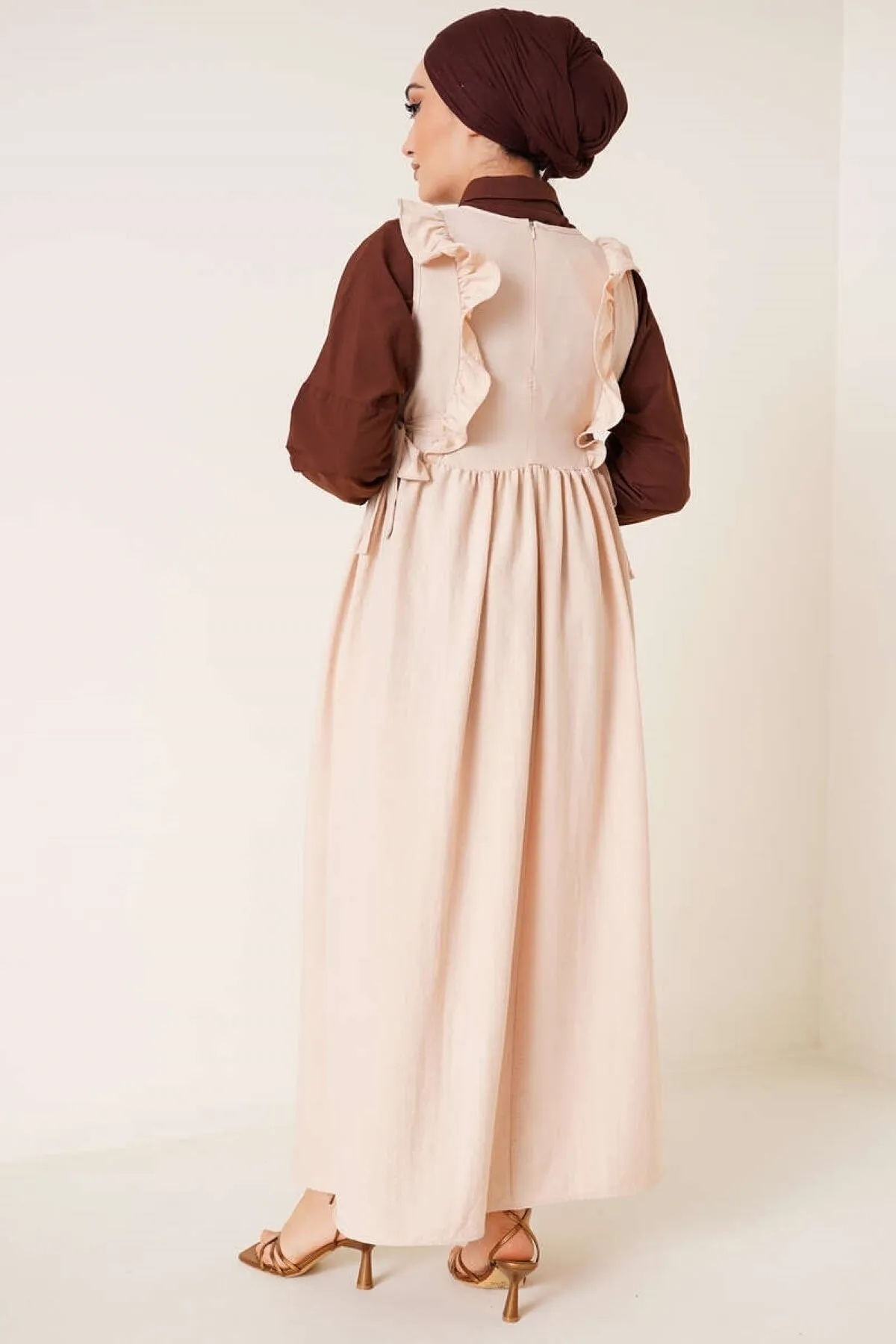 VOLT CLOTHİNG  Kleid - Beige - Tunika