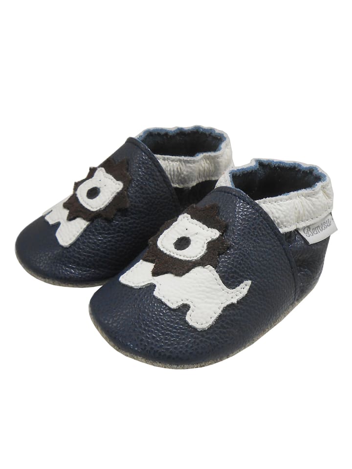 Yalion Leder-Krabbelschuhe 