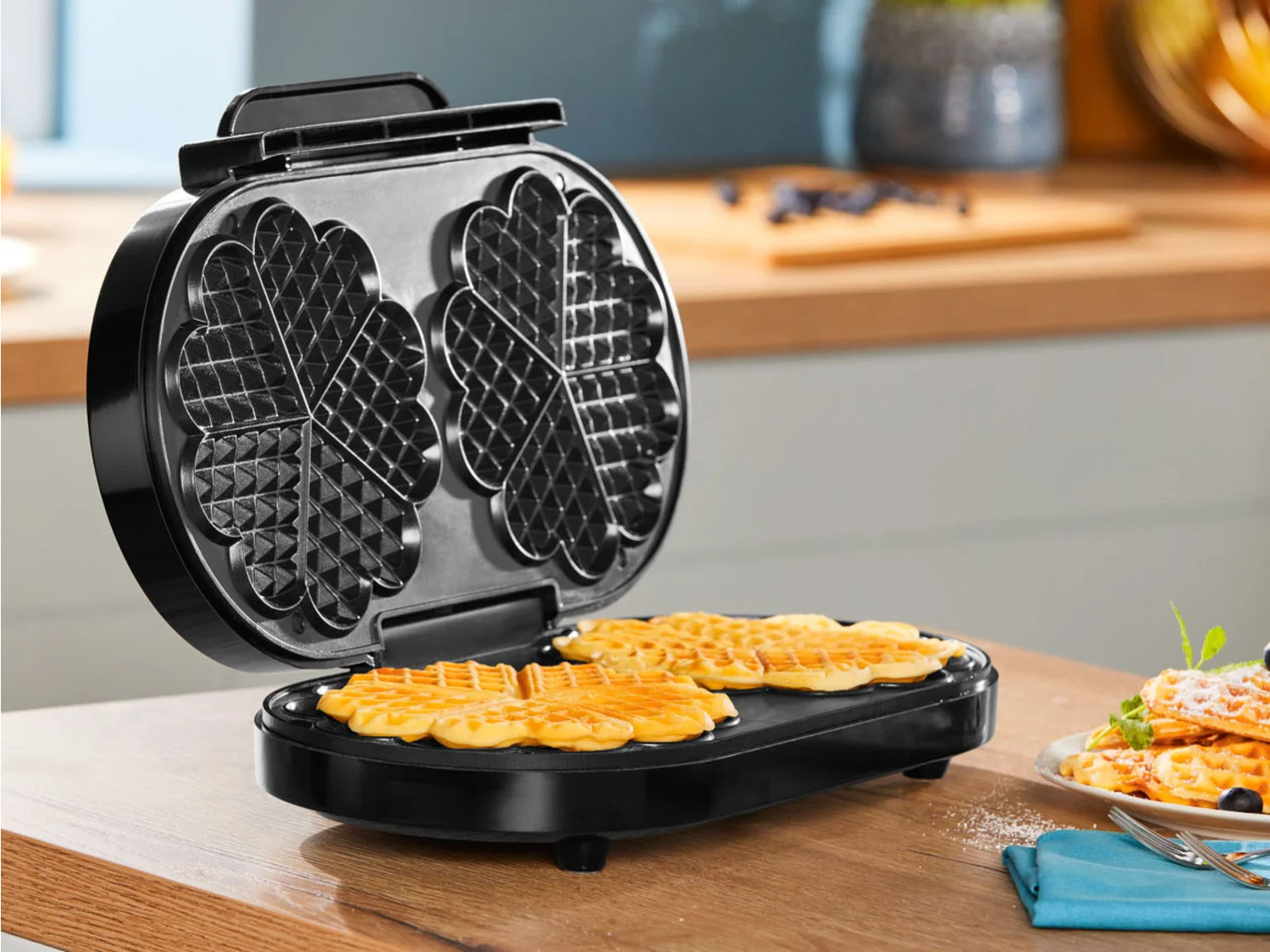 SILVERCREST® KITCHEN TOOLS double waffle maker »SDW 1200 C1«, 1200 W