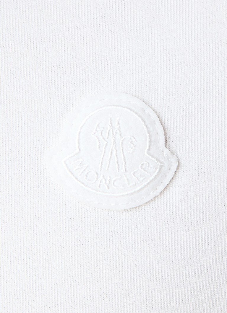 Moncler  T-shirt met logo- en backprint