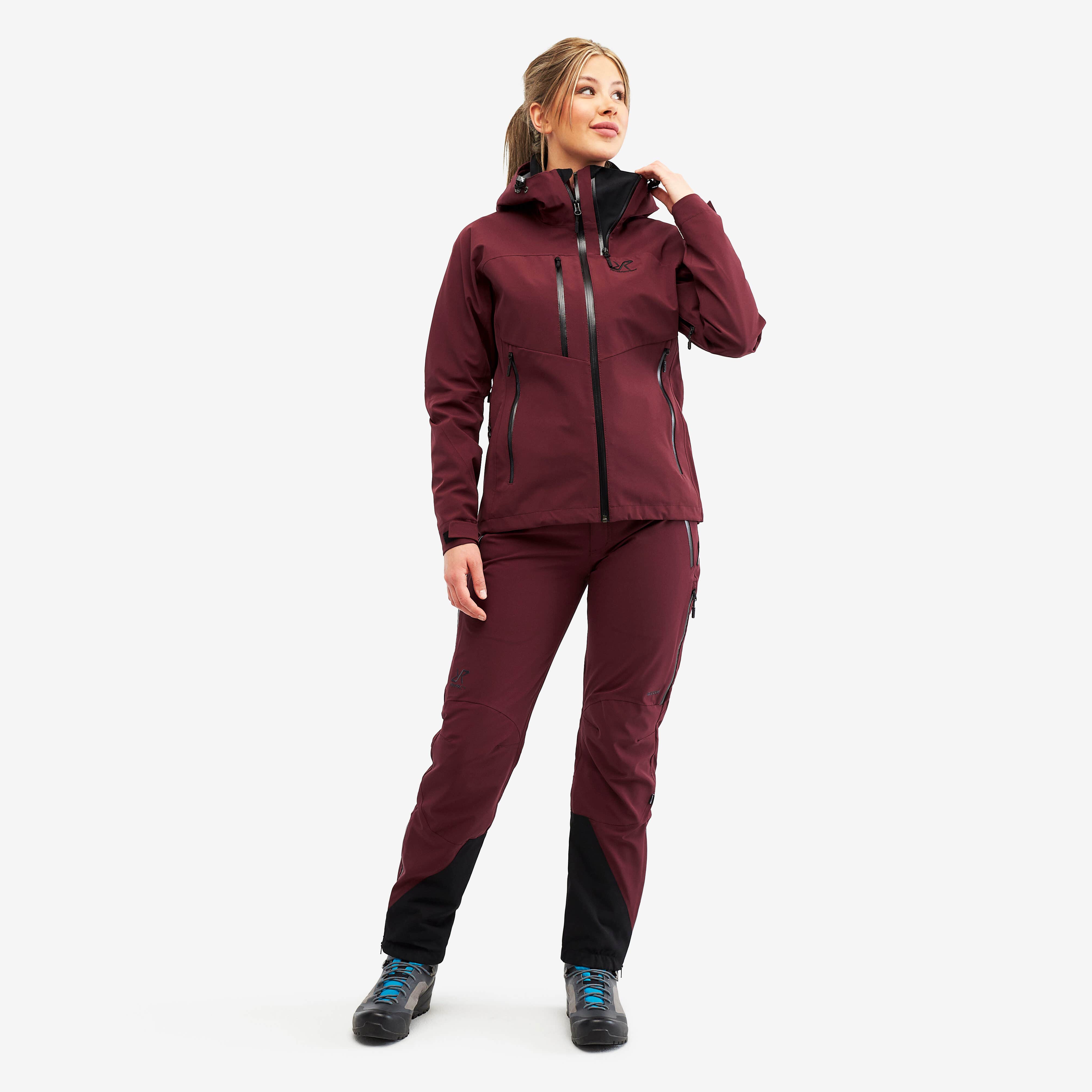 Cyclone Rescue Pants Femme Burgundy