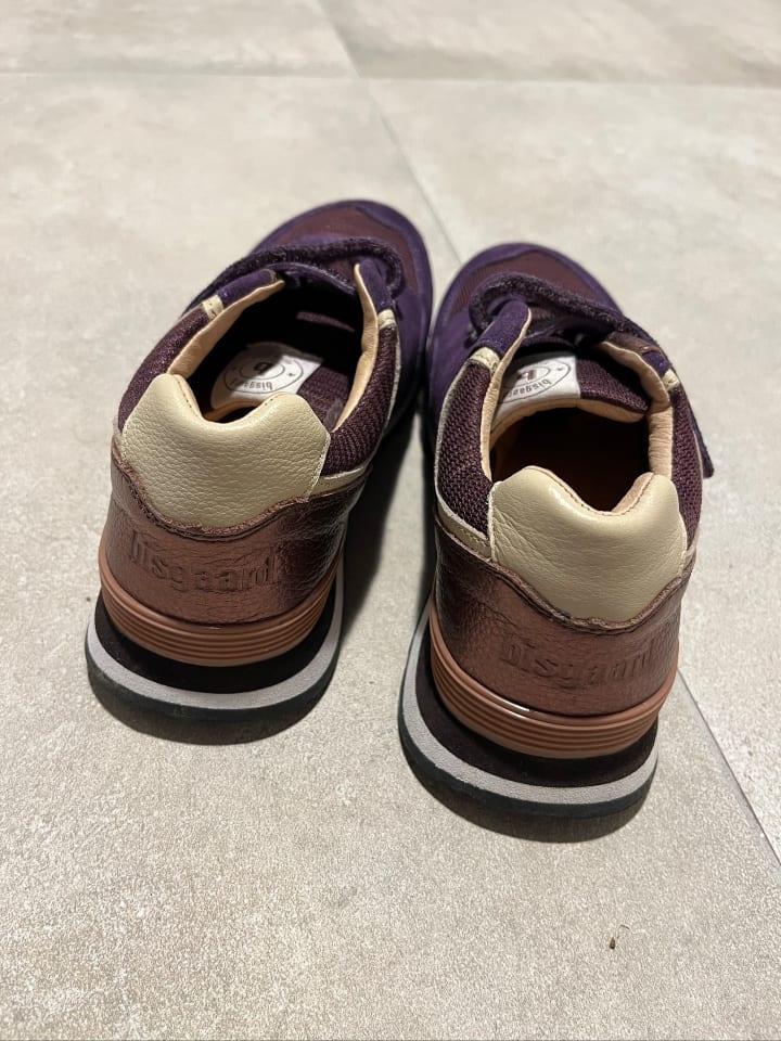 bisgaard Leder-Sneakers in Lila günstig kaufen 32