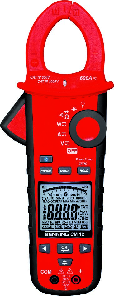 Benning 044680 CM 12 Stroomtang-Multimeter TRUE RMS