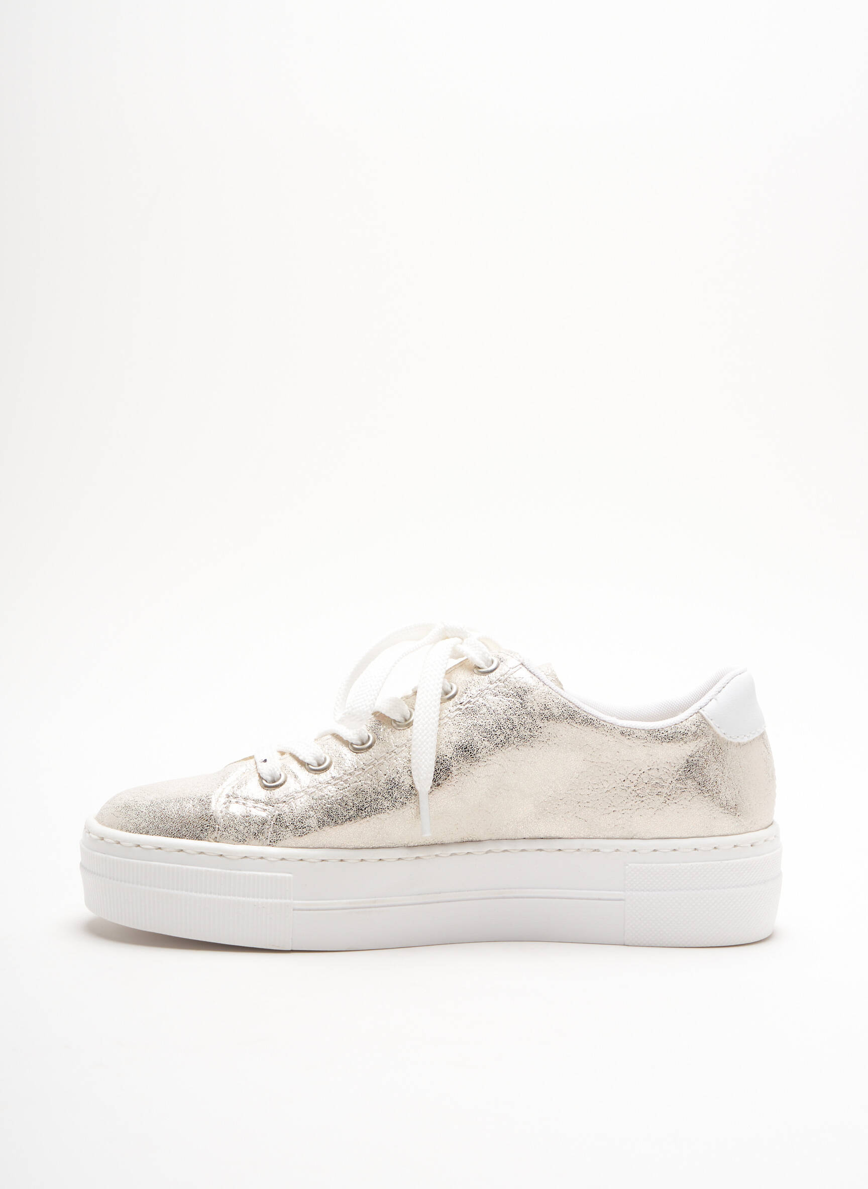 Rieker Baskets Femme couleur beige