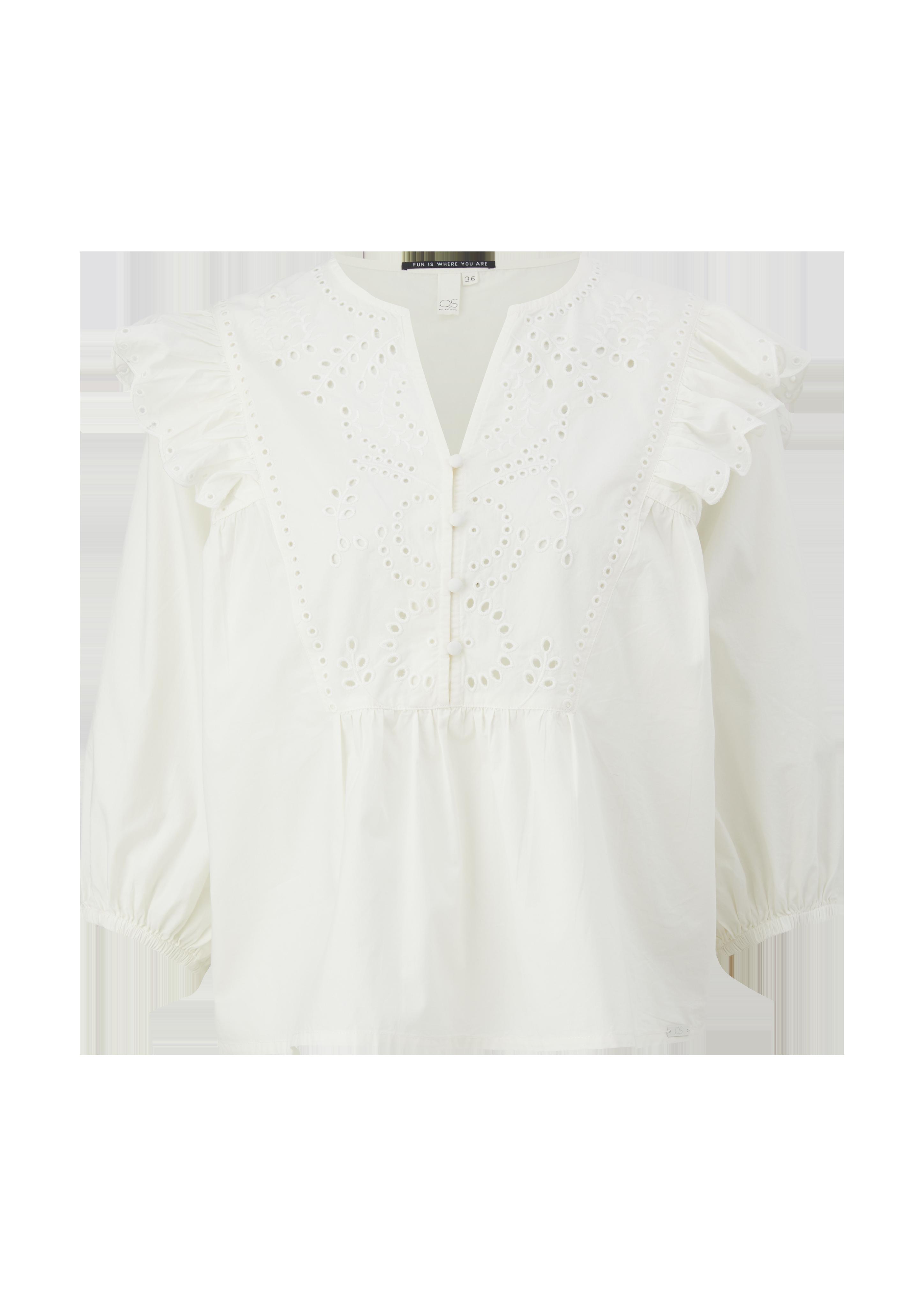 Tunika-Bluse mit Lochstickerei  2124030-0200