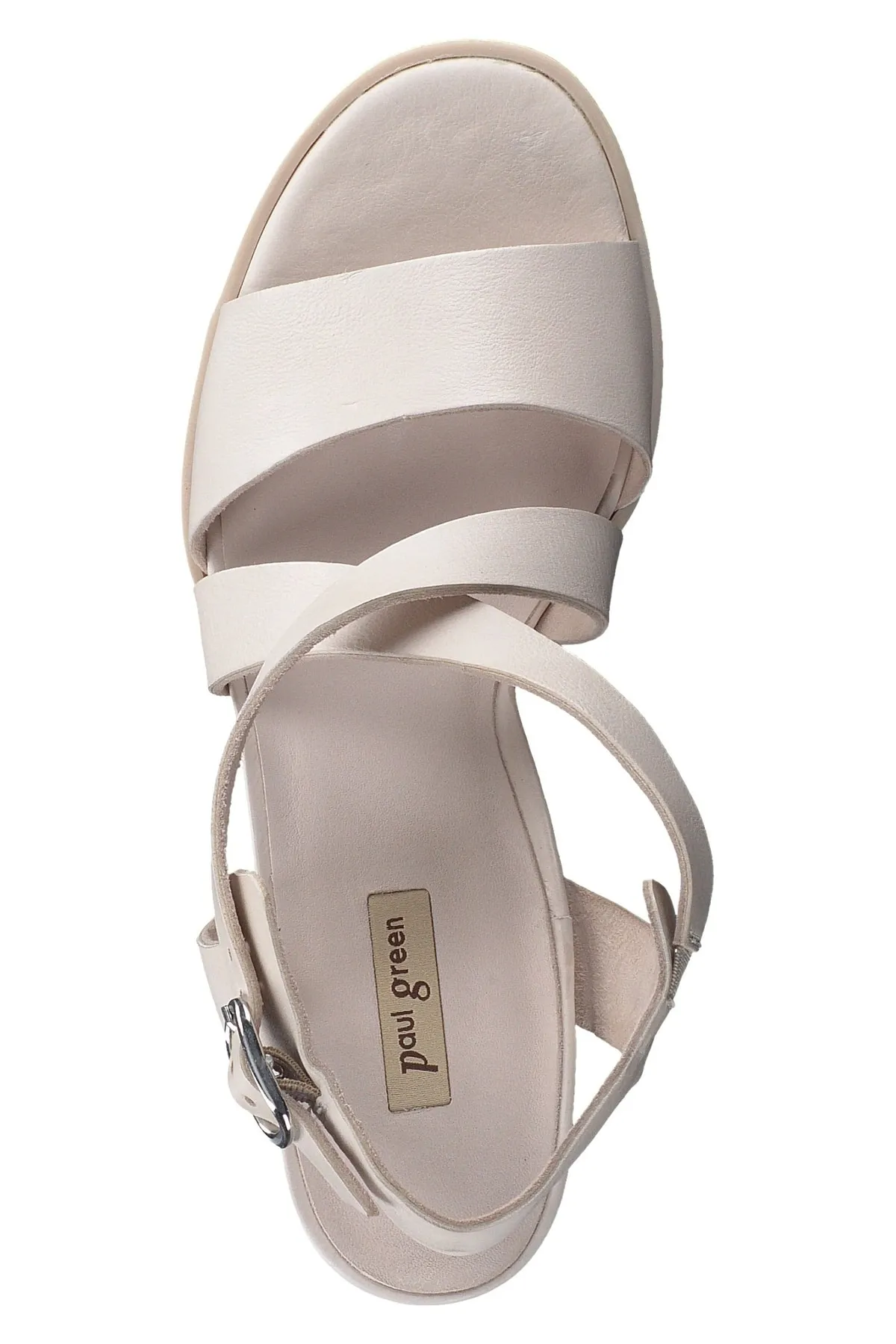 Paul Green  High Heels - Beige - Blockabsatz