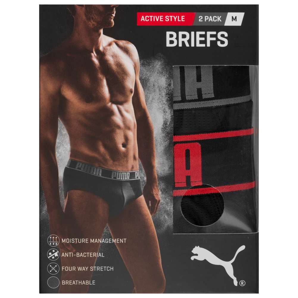 PUMA Active Brief Herren Slip 2er-Pack 671021001-232