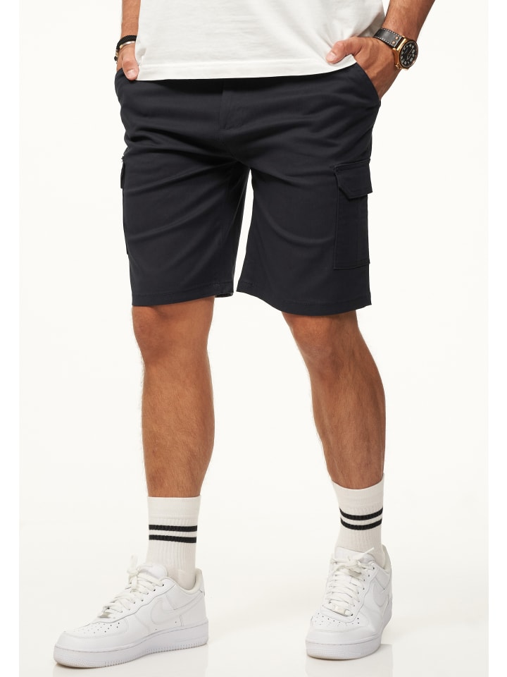 SOULSTAR Cargoshorts - mit Stretchanteil Kurze Hose für Herren in Navy günstig kaufen