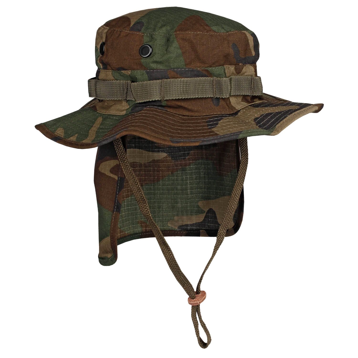 Brit. Boonie Ripstop m. Neckflap