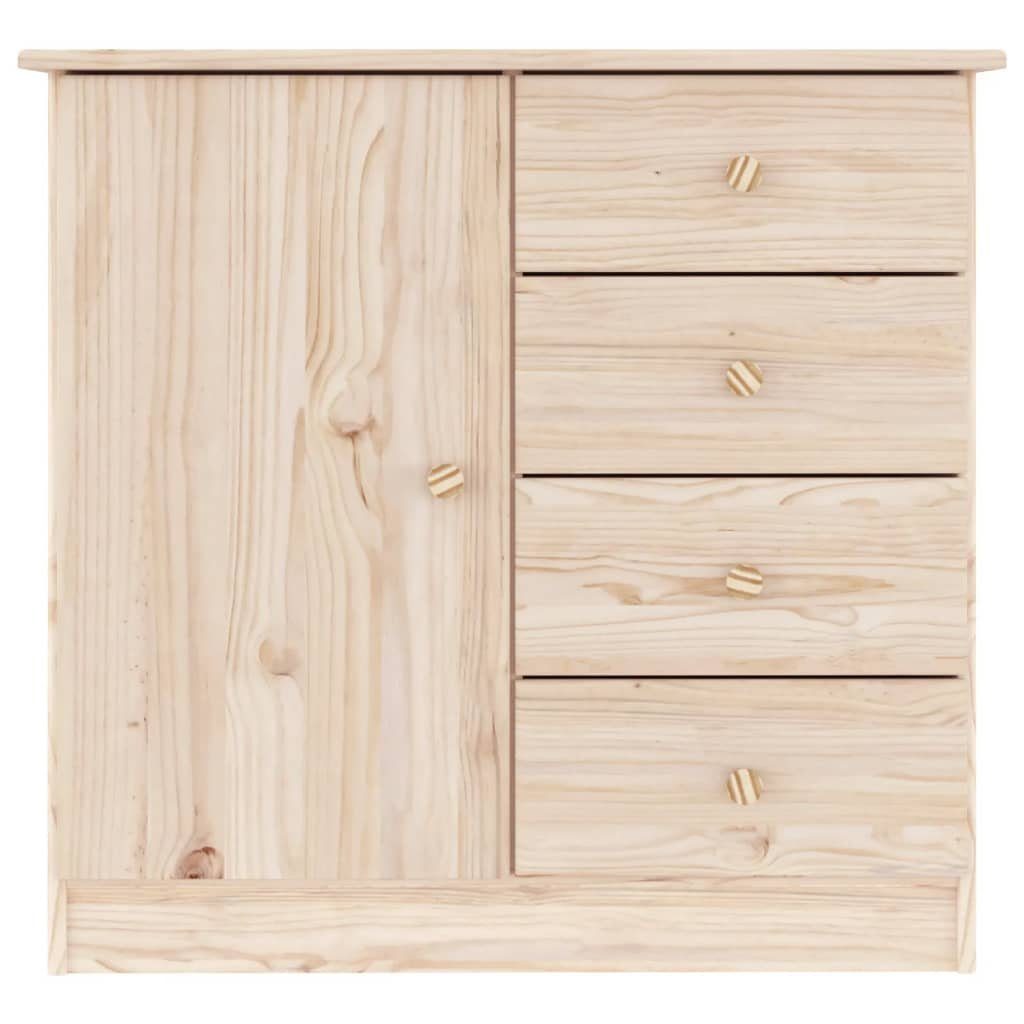 vidaXL Sideboard Sideboard ALTA 77x35x73 cm Massivholz Kiefer (1 St)