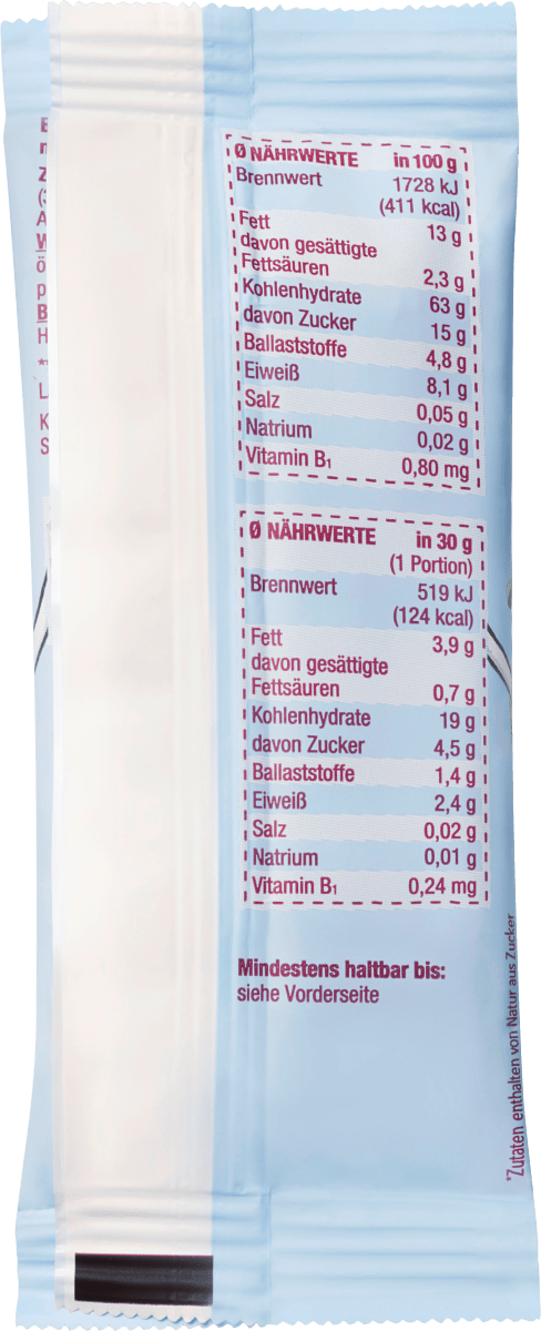 Babykekse Keks-Riegel mit Dinkel & Himbeere, ab 8 Monaten (3x30 g), 90 g