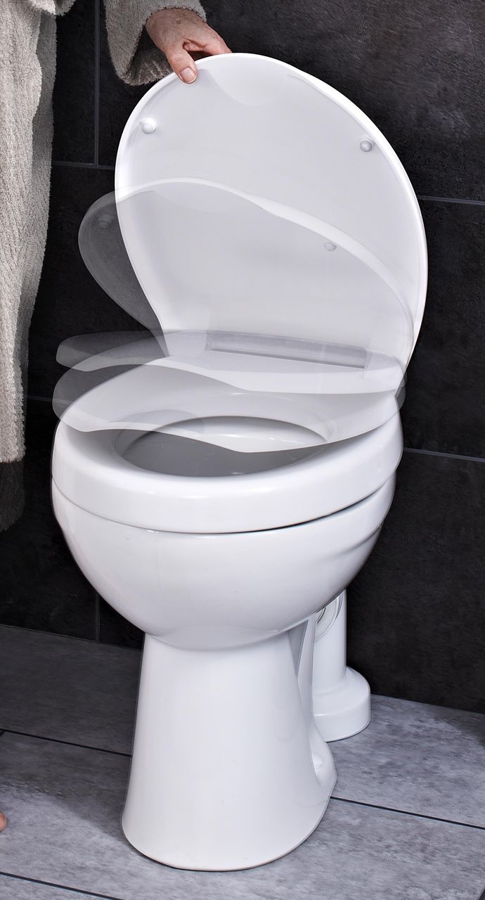 Ridder WC-Sitzerhöhung Top ca. 5 cm, weiß, mit Soft-Close, Duroplast
