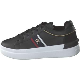 Tommy Hilfiger Corp Webbing Court Sneaker in schwarz
