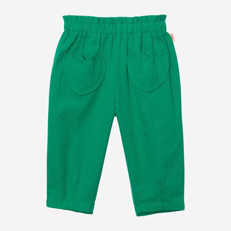 Pantalon fille jacquard vert Catimini