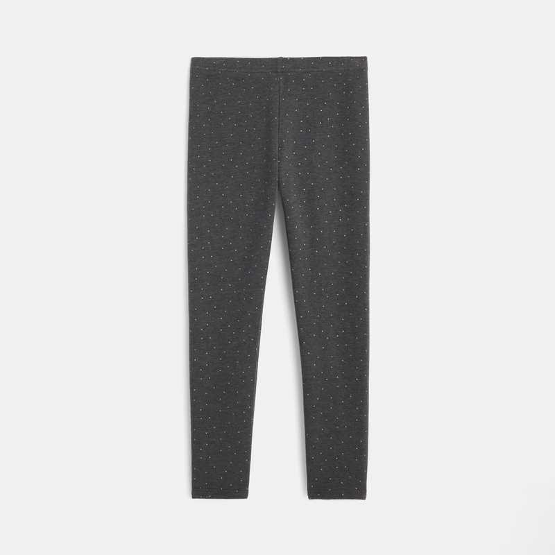 Legging chaud gris fille