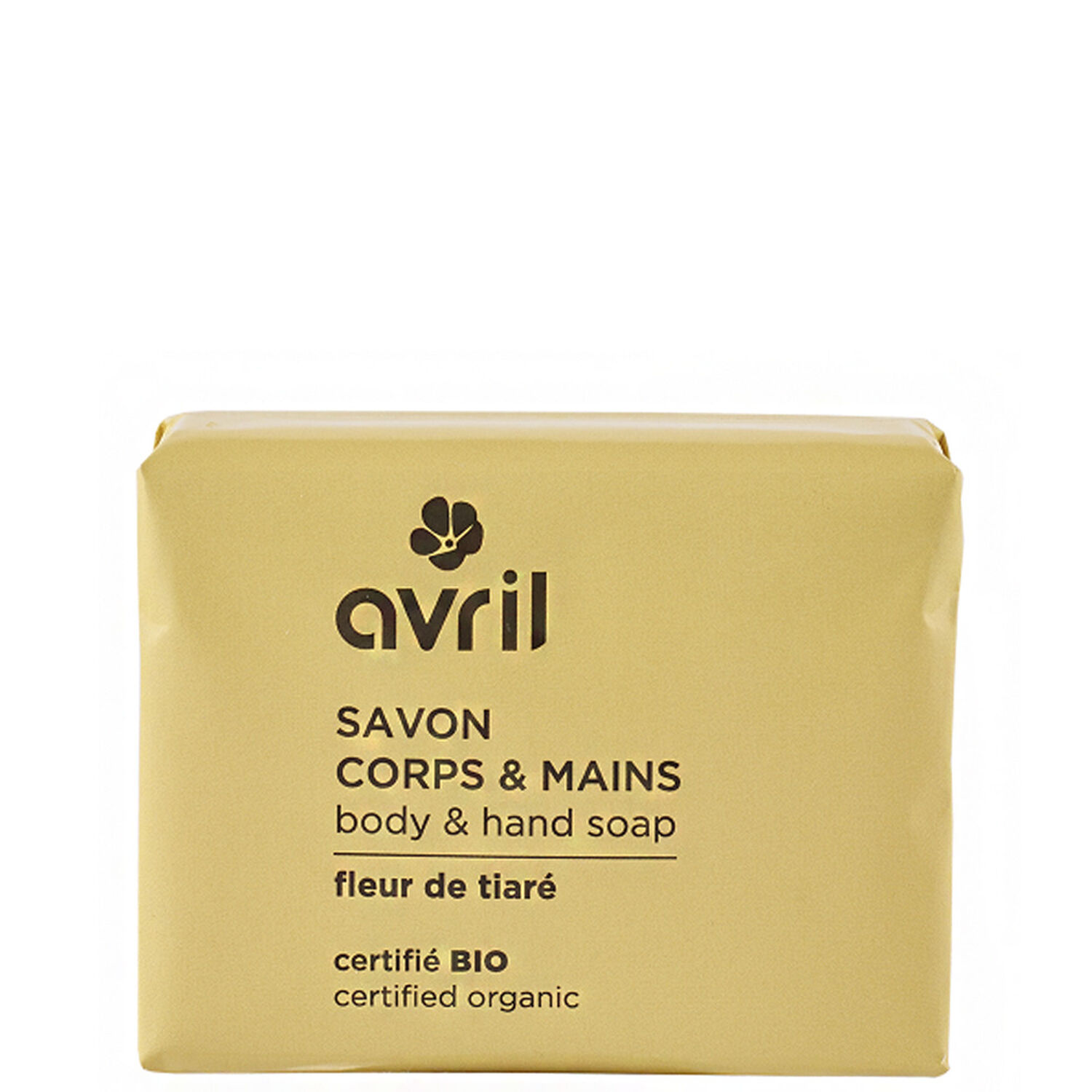 Avril Savon - Certifié bio Savon corps & mains à la Fleur de Tiaré