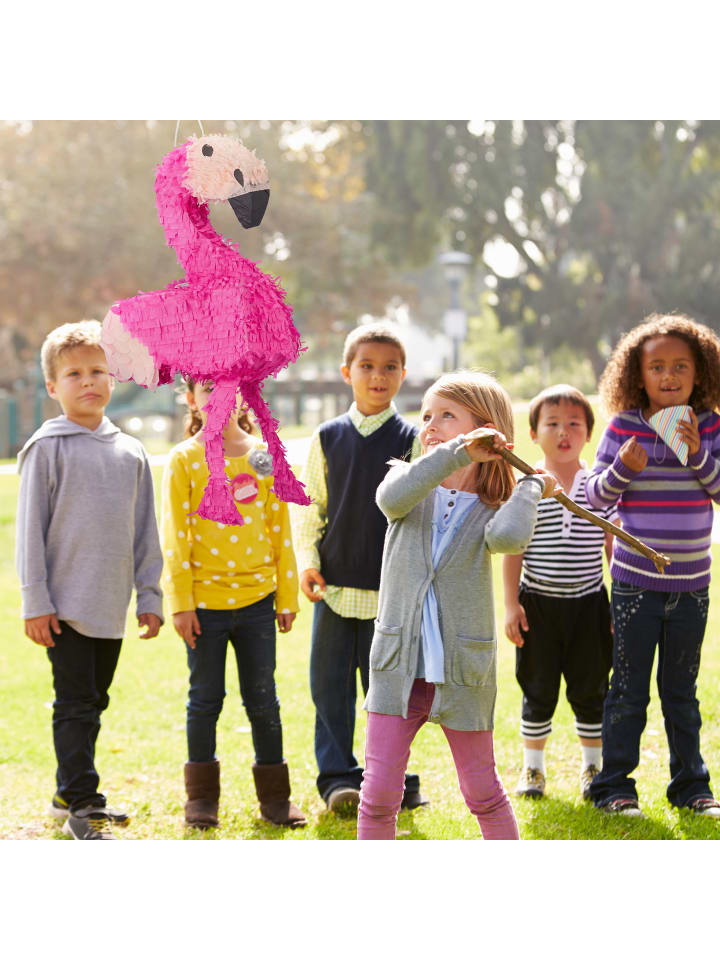 relaxdays Pinata Flamingo in Rosa/Pink günstig kaufen onesize