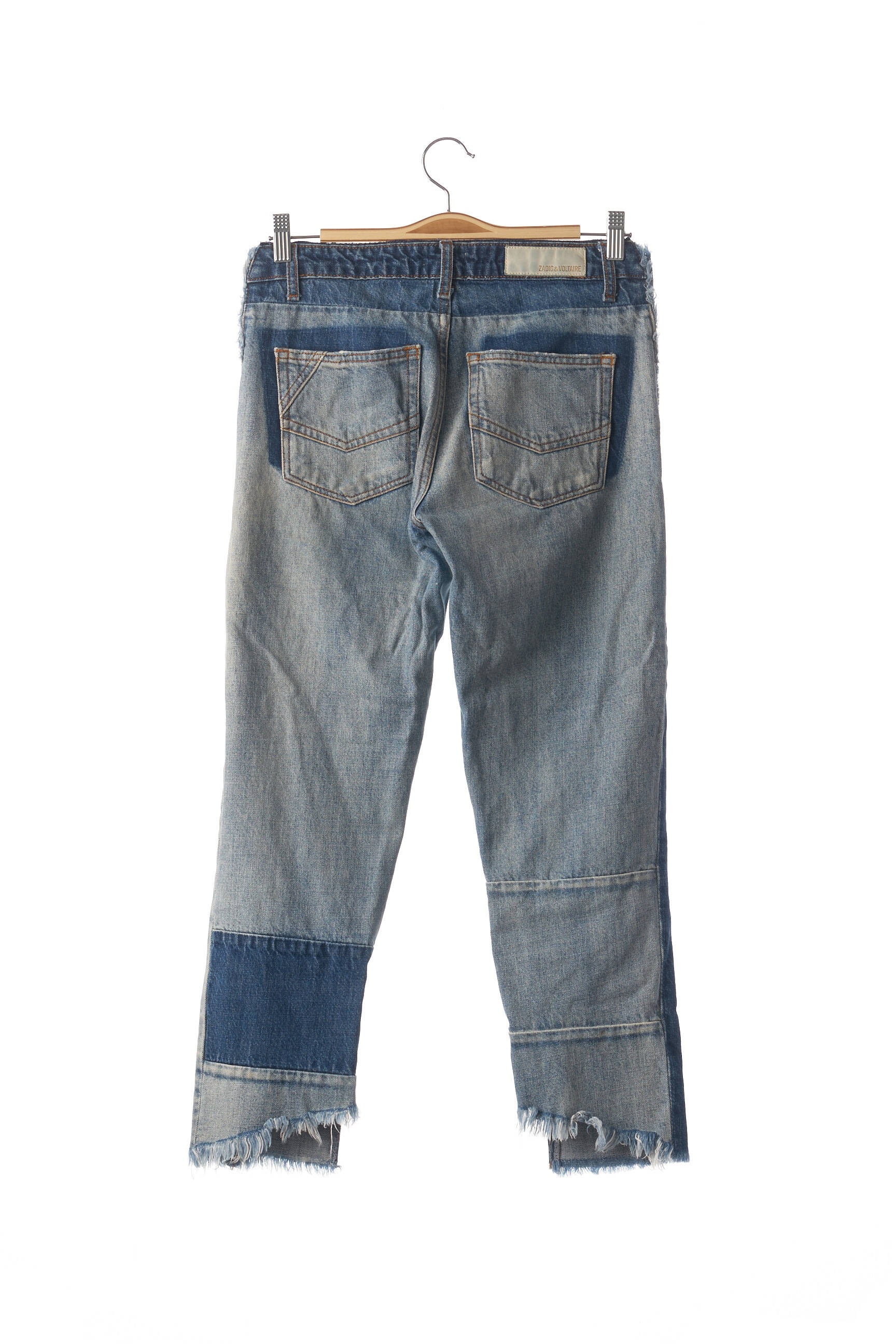 Zadig Voltaire Jeans Coupe Slim Femme couleur bleu