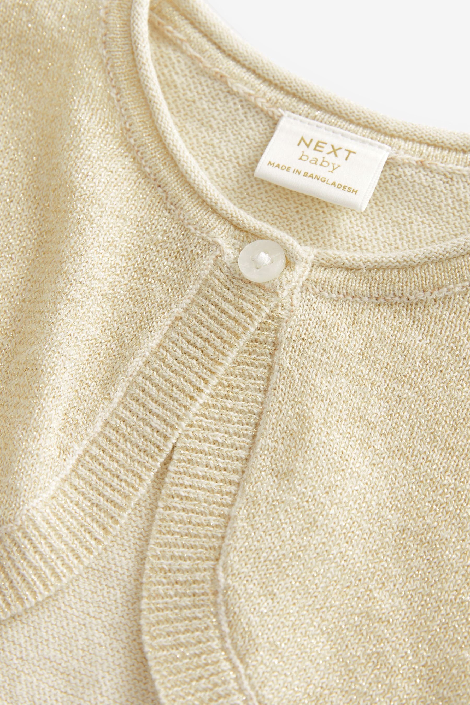 Next Strickjacke Baby Strickjacke mit Schalkragen (1-tlg)