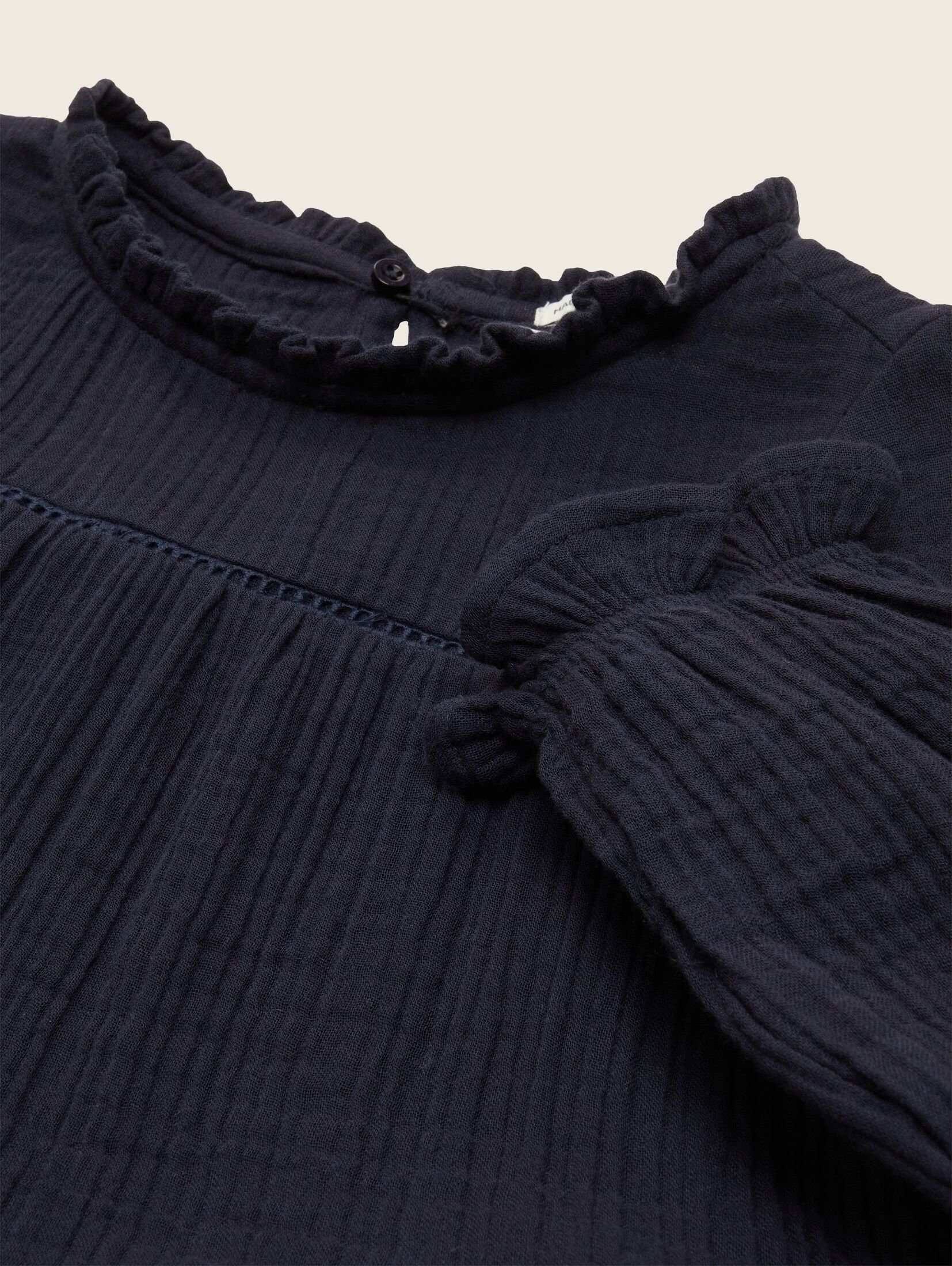 TOM TAILOR Carmenbluse Bluse mit Faltenlegung