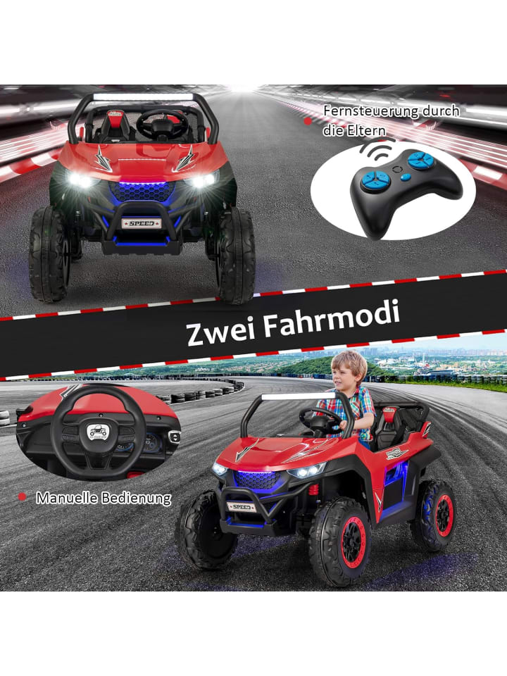 COSTWAY 2 Sitzer Elektroauto in Rot günstig kaufen onesize