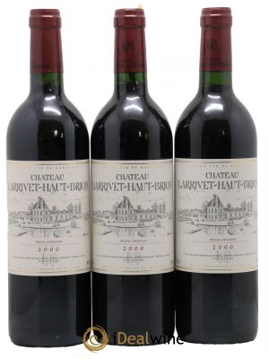 Château Larrivet Haut-Brion  2000 - Lot de 3 Bouteilles