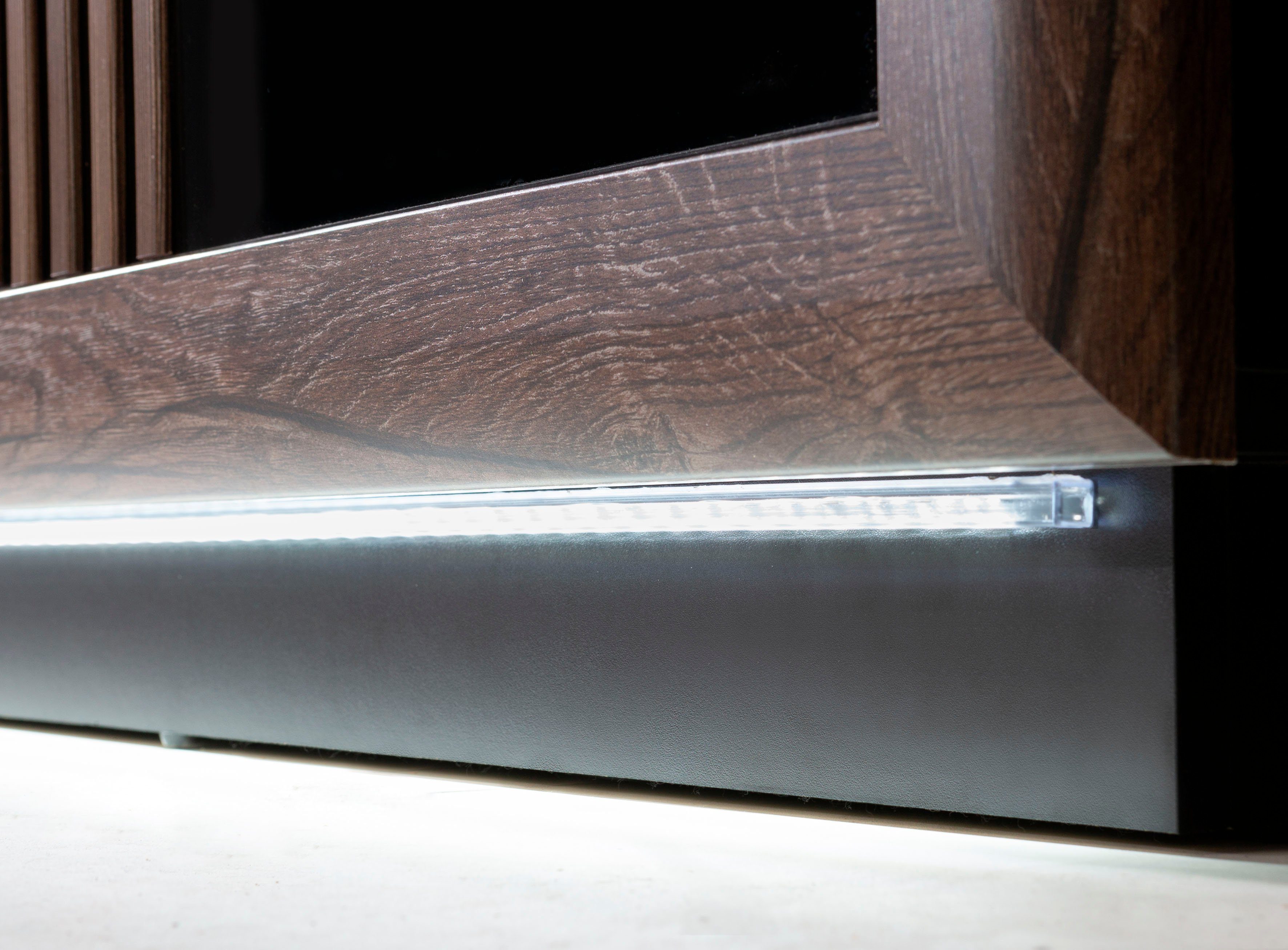 FORTE Highboard Savona, Höhe 161 cm, inkl. Beleuchtung