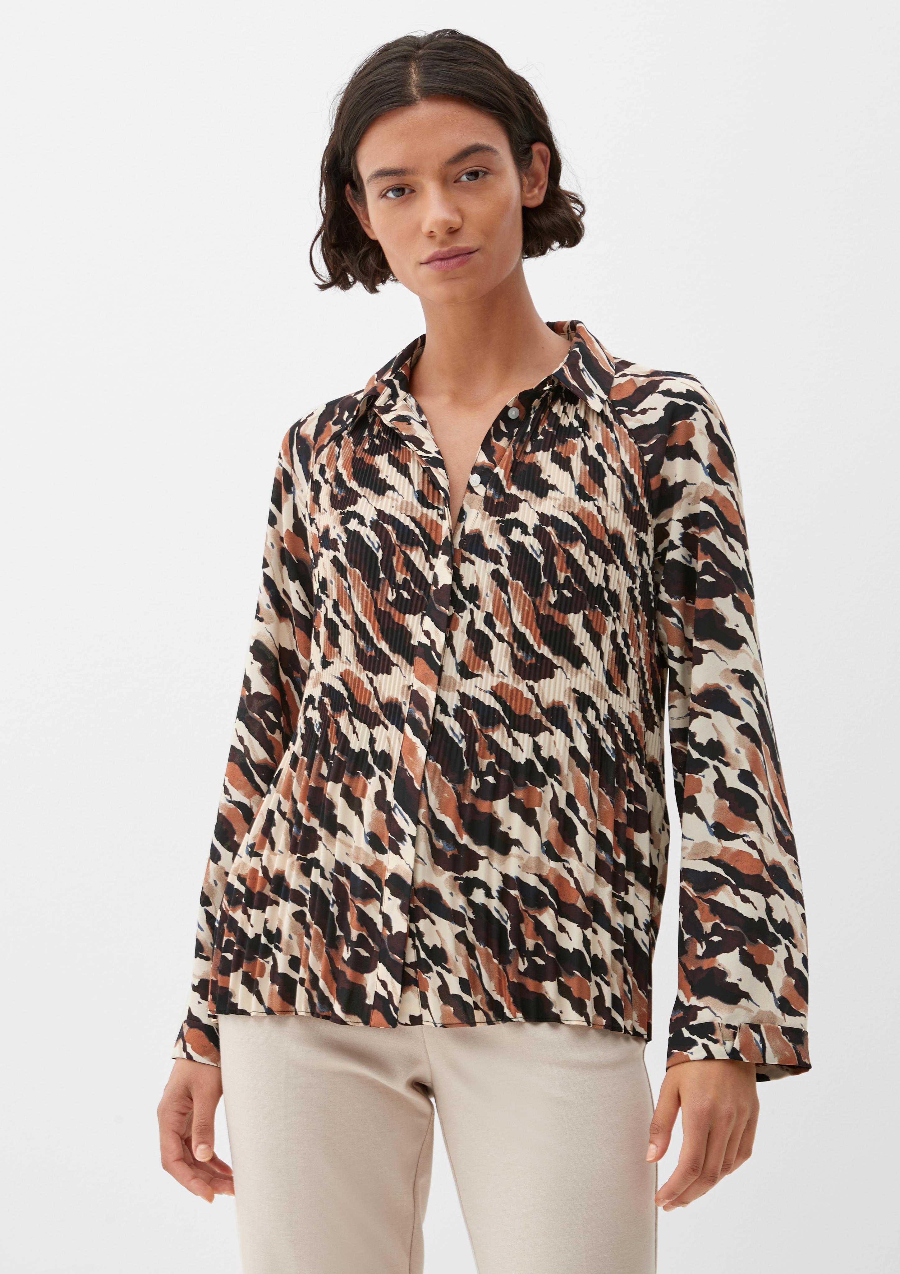 Bluse mit Plissée-Detail  2121941-02A0