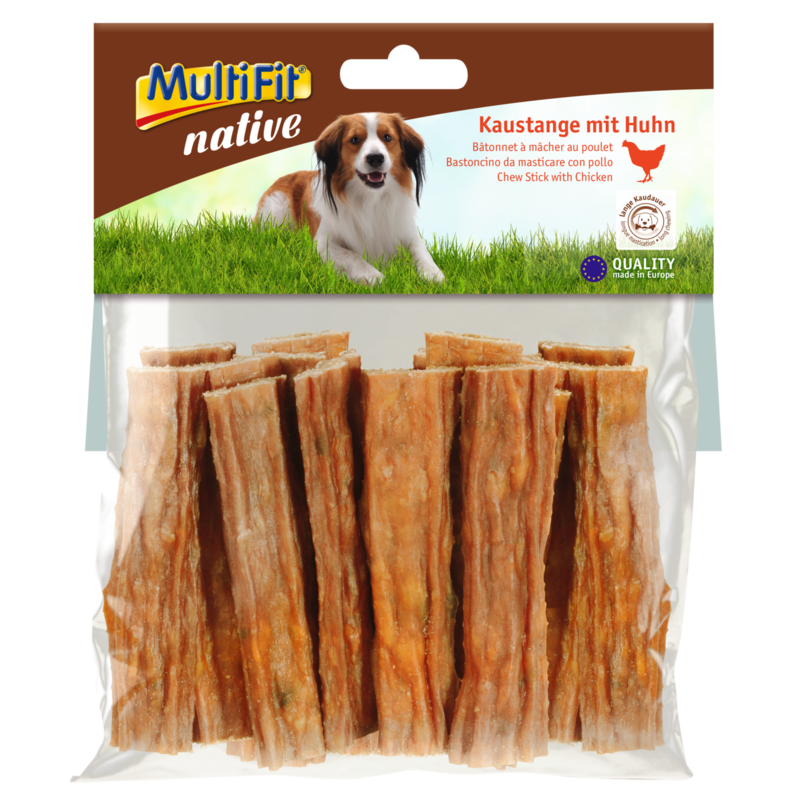 MultiFit Snacks MultiFit native Kaustangen Huhn S, 150 g