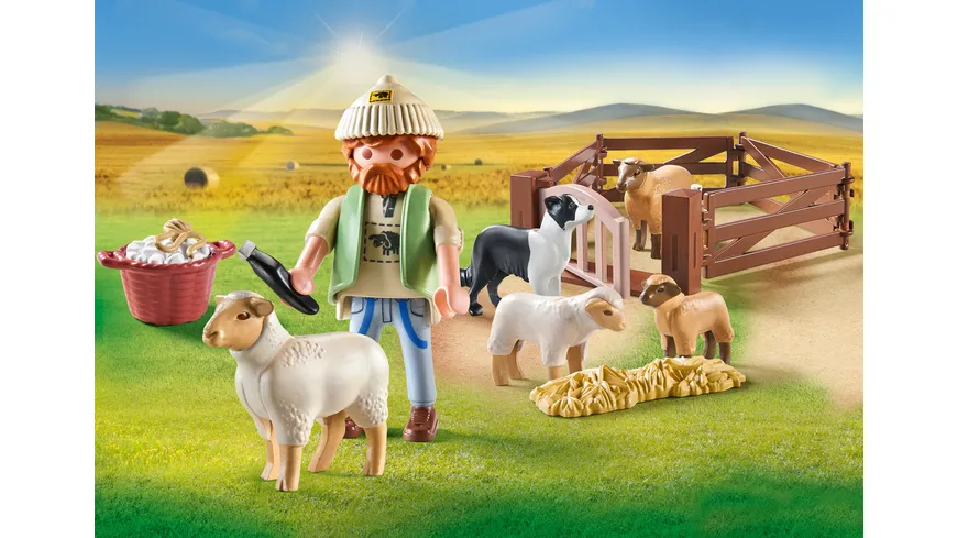PLAYMOBIL 71444 - Country - Junger Schäfer mit Schafen