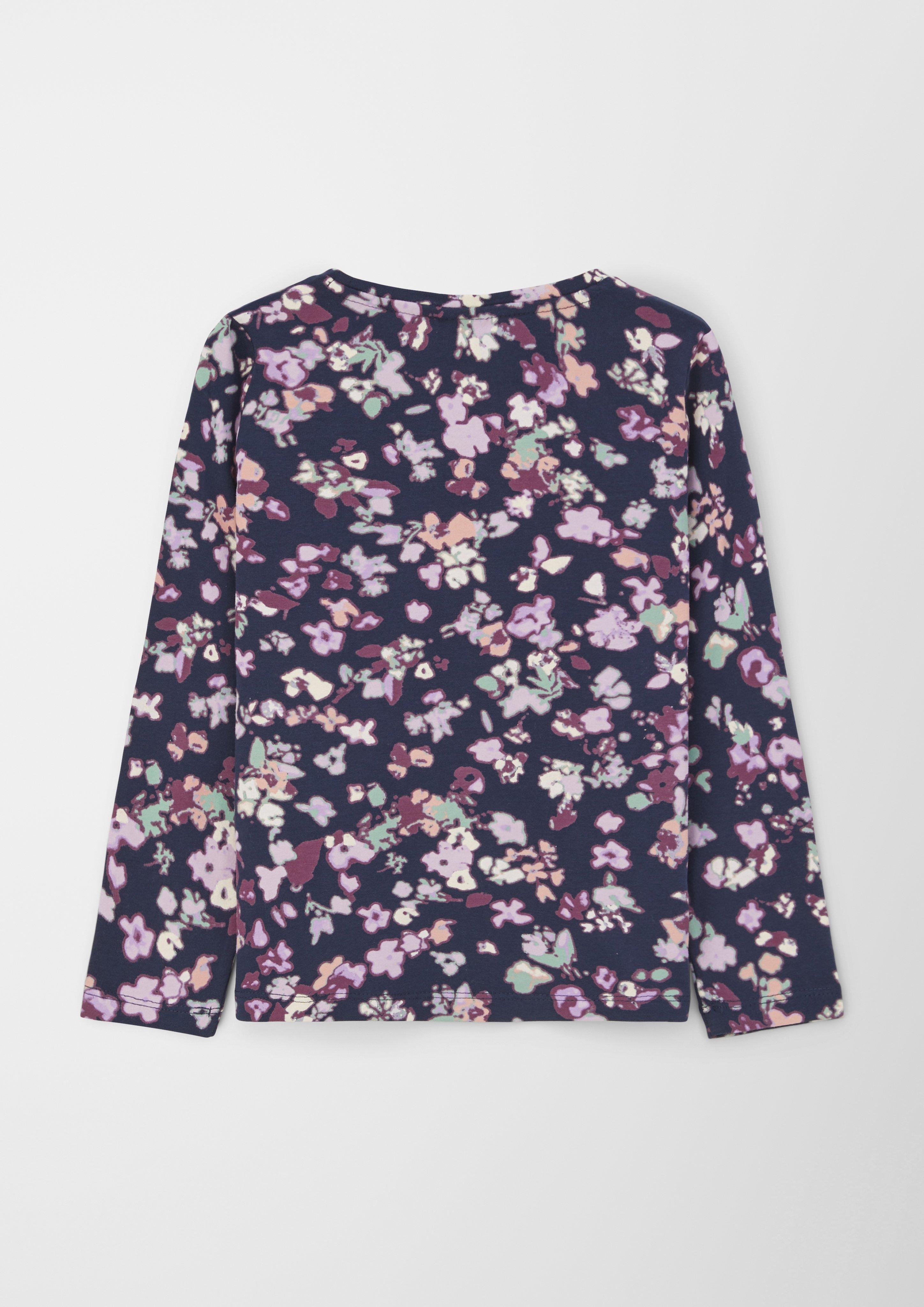 Longsleeve mit floralem Allover-Print  2122523-59A0