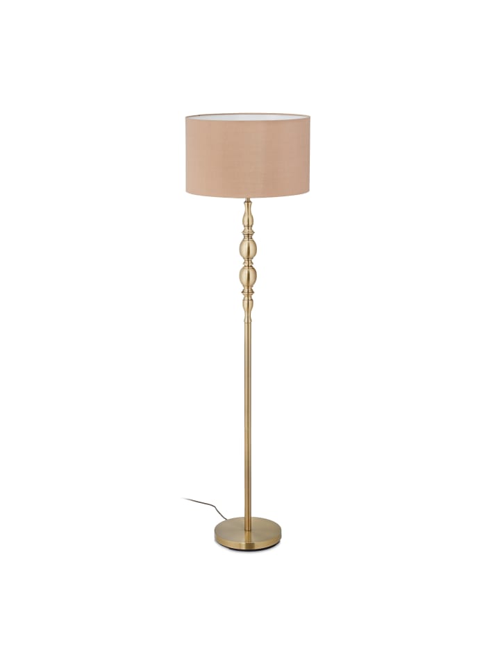 relaxdays Stehlampe in Beige/ Gold - (H)156 cm günstig kaufen onesize