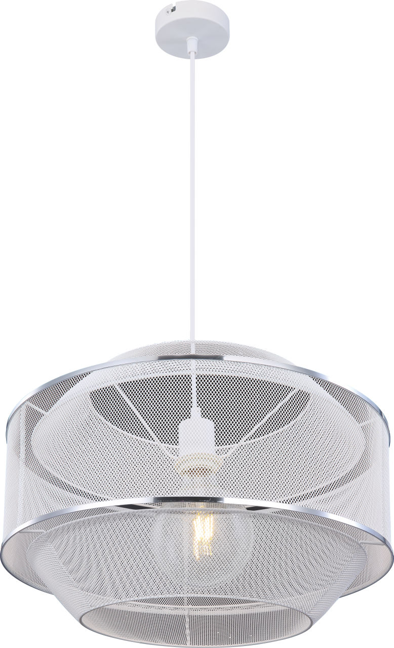 Globo Lighting - VIGATTO - Hängeleuchte Metall weiß, 1x E27