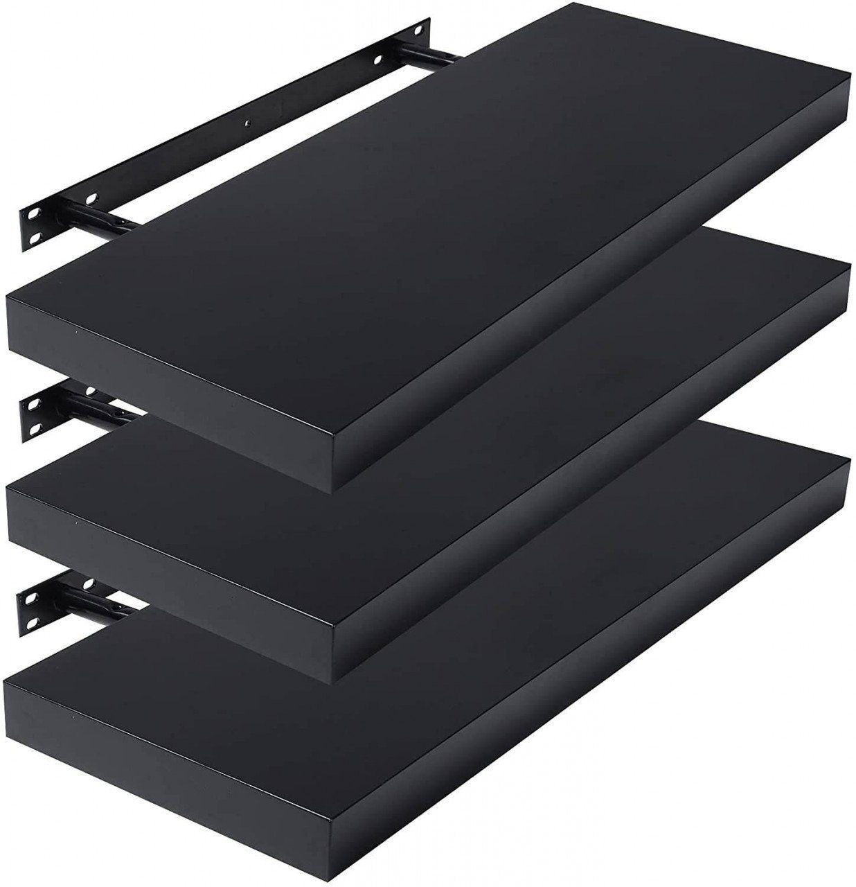 EUGAD Wandregal, 3-tlg., Holz Board Modern in verschiedenen Farben Größen